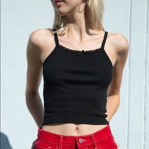 Brandy Melville Belle Lace Tank in Black
